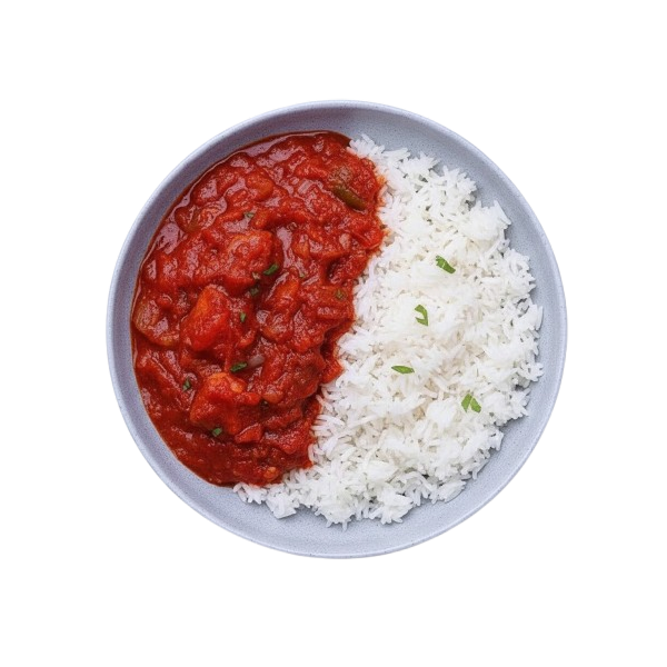 Basmati White Rice & Stew
